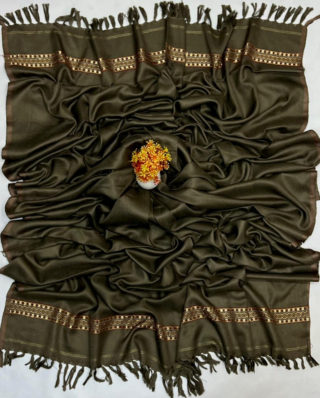 SPECIAL Booski Men's Winter Wool shawl- Mandi