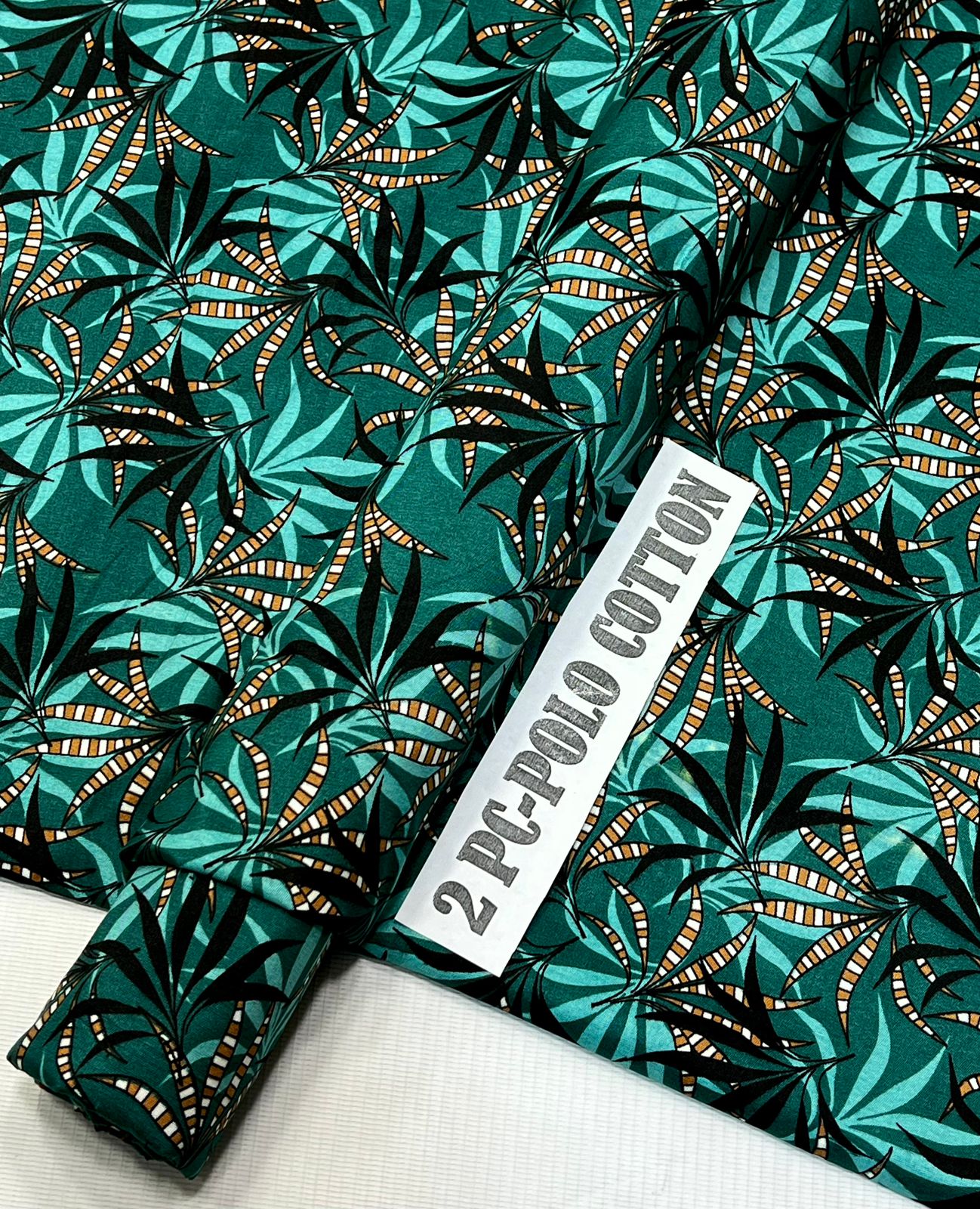 2pc Micro Polo Cotton Unstitched suit