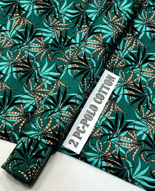 2pc Micro Polo Cotton Unstitched suit