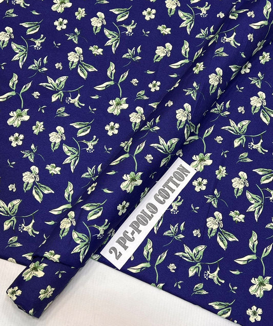 2pc Micro Polo Cotton Unstitched suit