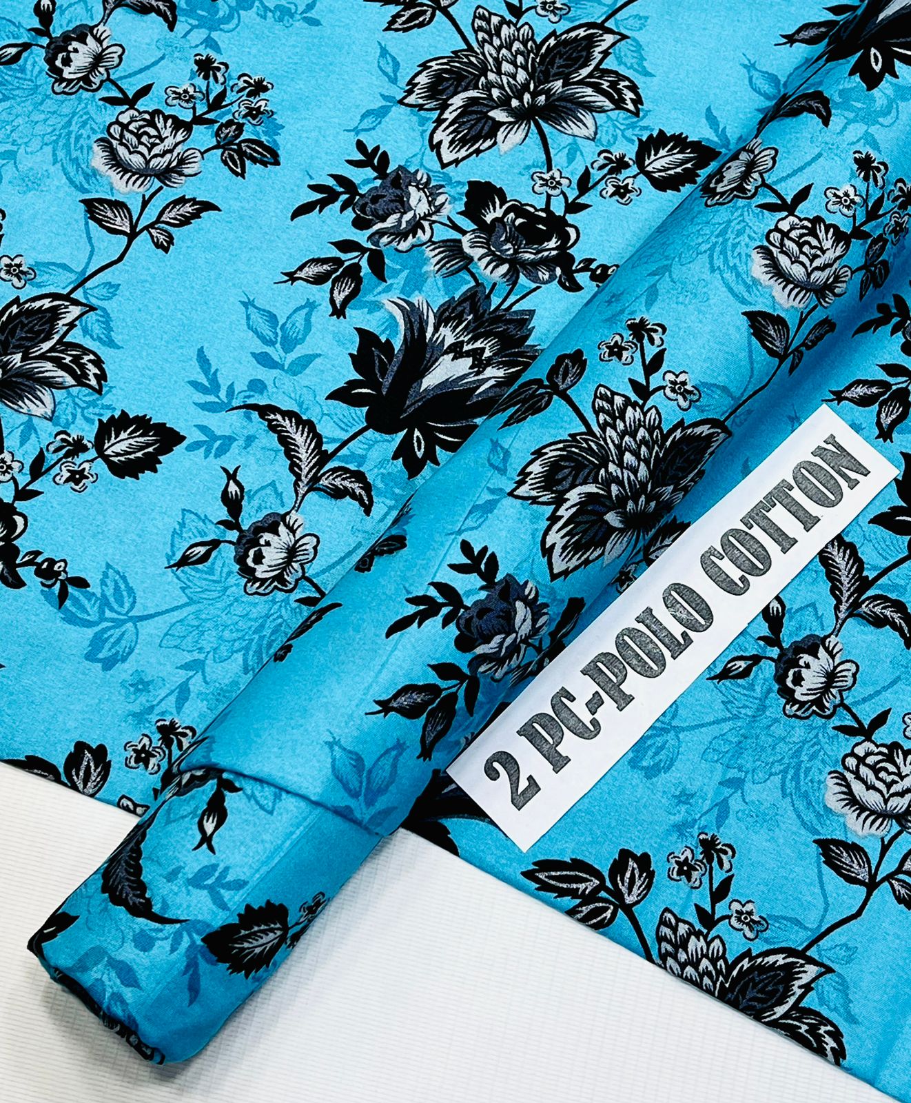 2pc Micro Polo Cotton Unstitched suit