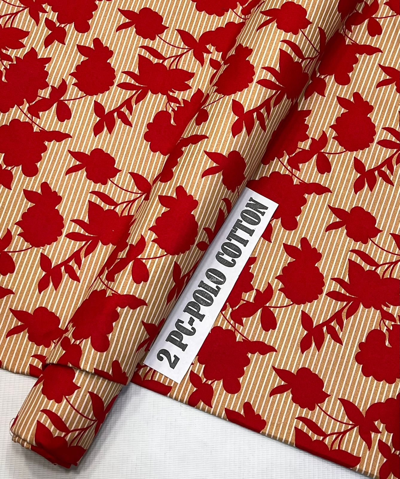 2pc Micro Polo Cotton Unstitched suit