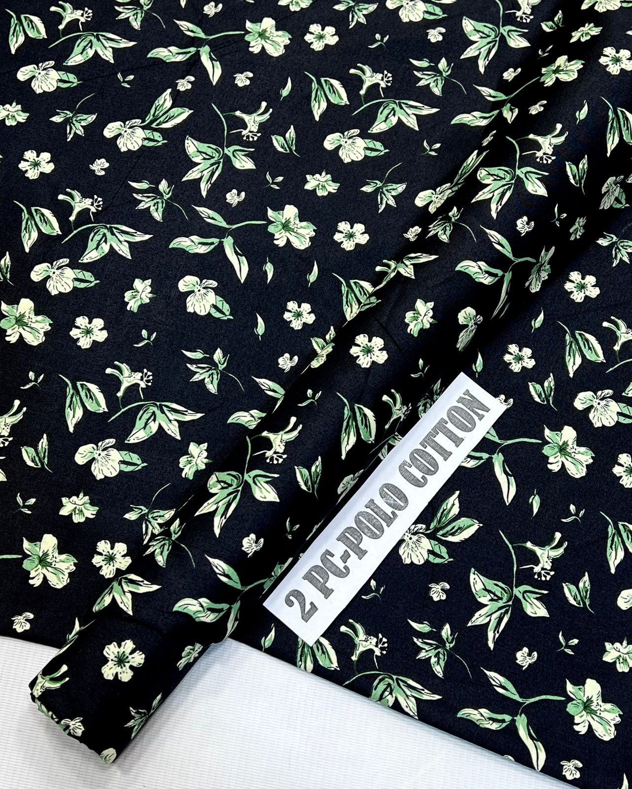 2pc Micro Polo Cotton Unstitched suit