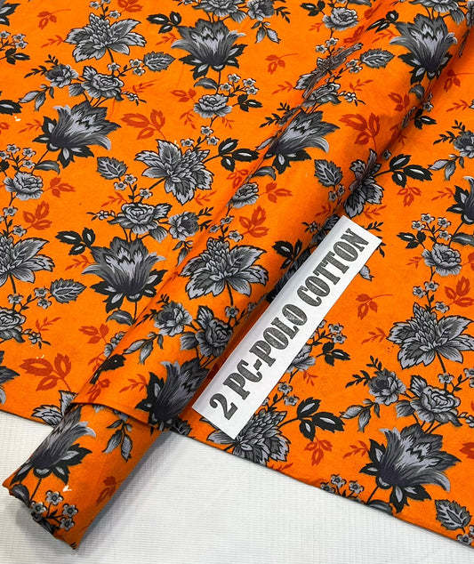 2pc Micro Polo Cotton Unstitched suit