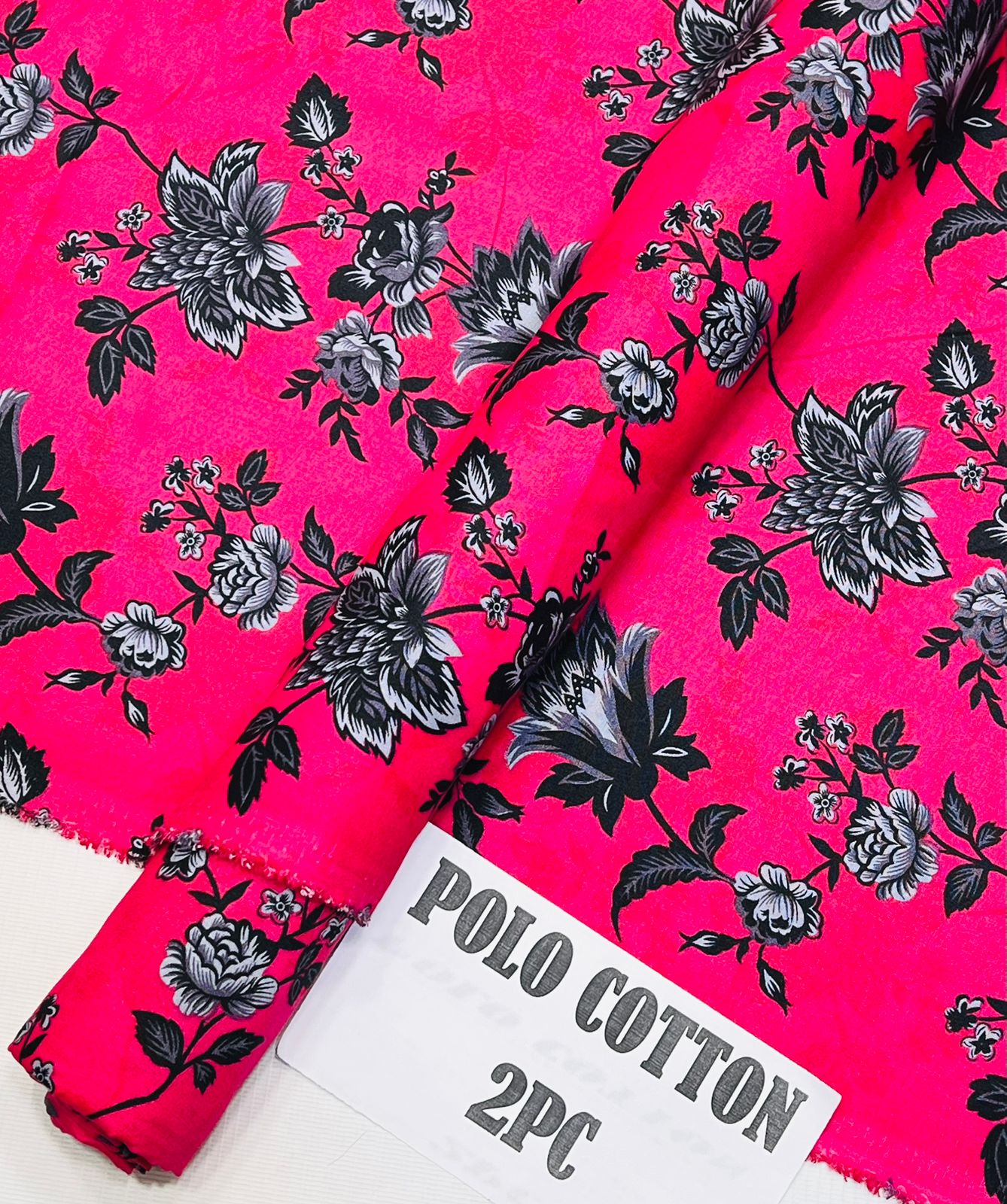 2pc Micro Polo Cotton Unstitched suit