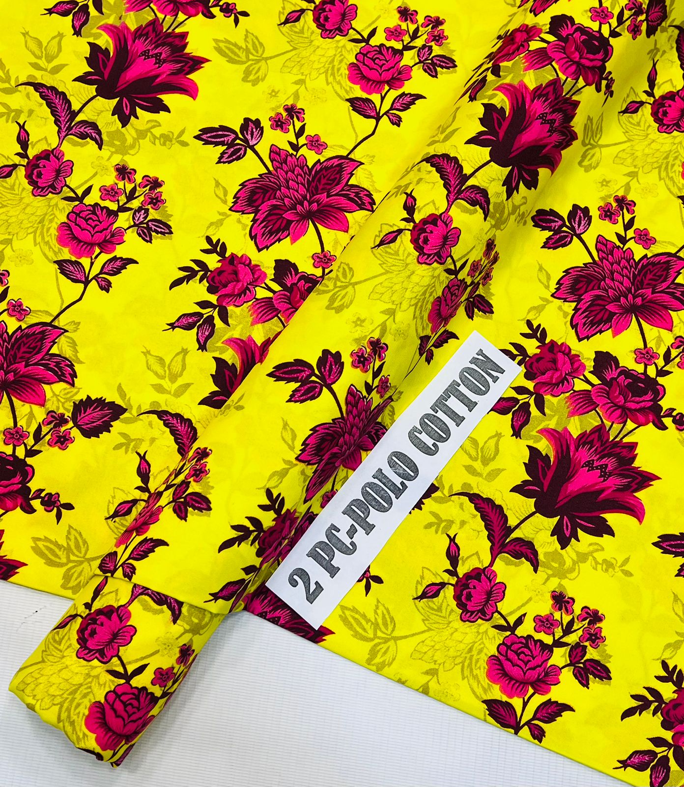 2pc Micro Polo Cotton Unstitched suit