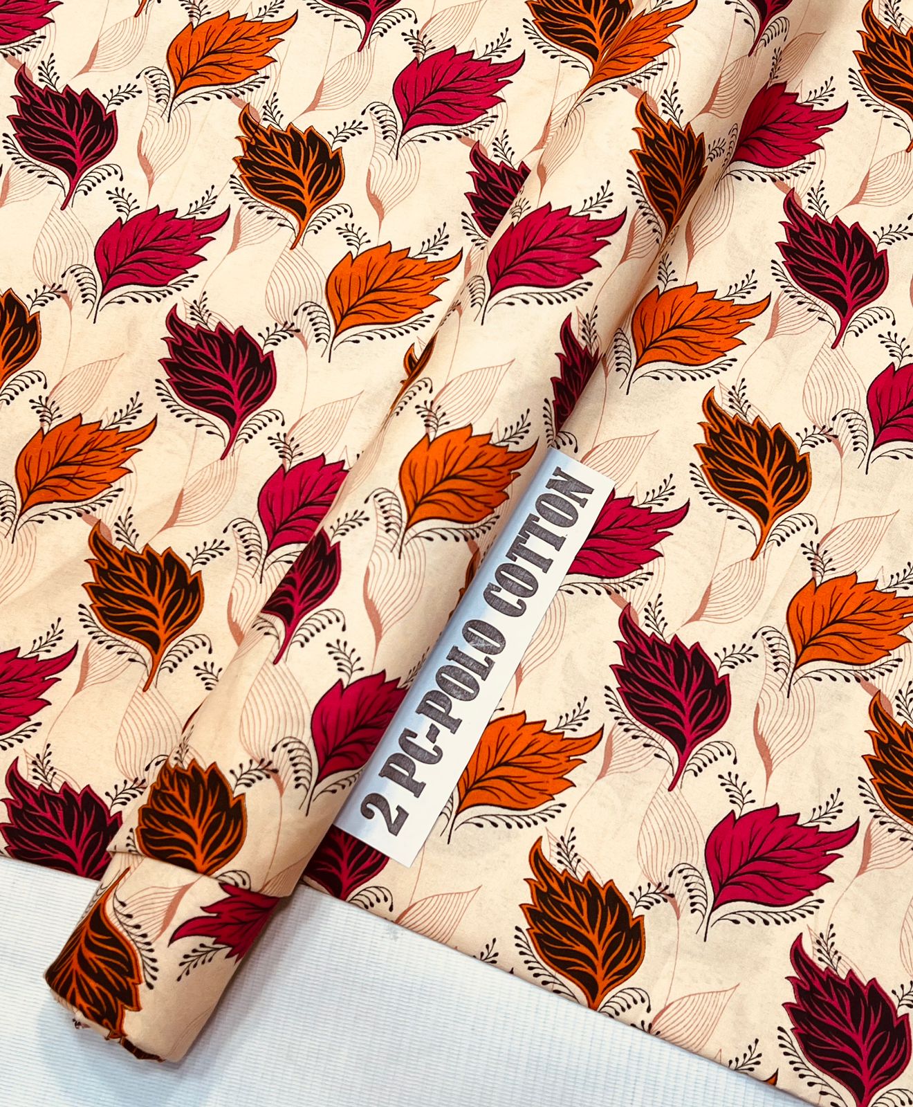 2pc Micro Polo Cotton Unstitched suit