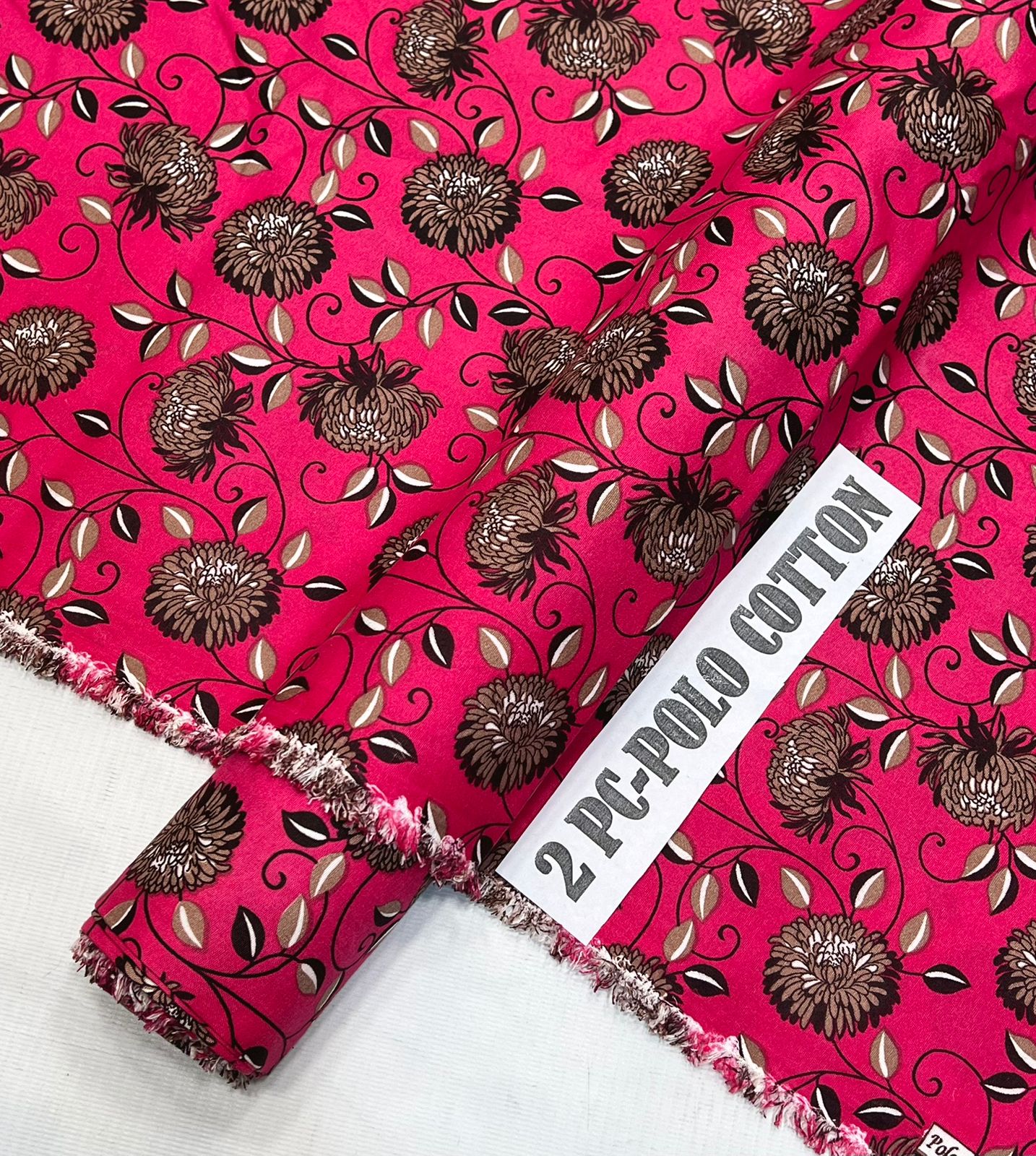 2pc Micro Polo Cotton Unstitched suit