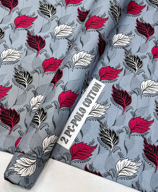 2pc Micro Polo Cotton Unstitched suit