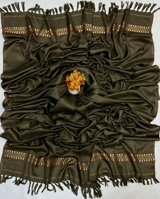 SPECIAL Booski Men's Winter Wool shawl- Mandi