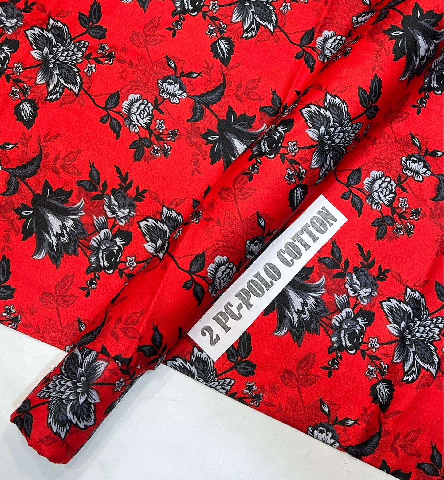 2pc Micro Polo Cotton Unstitched suit