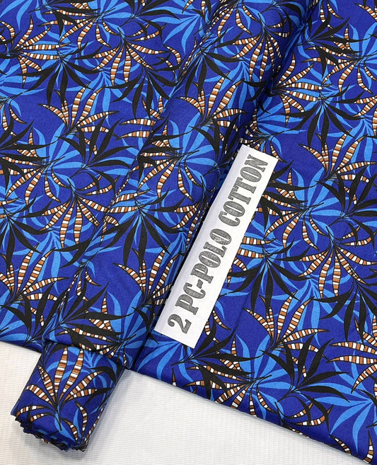 2pc Micro Polo Cotton Unstitched suit