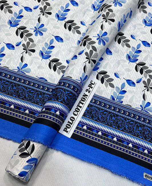 2pc Micro Polo Cotton Unstitched suit