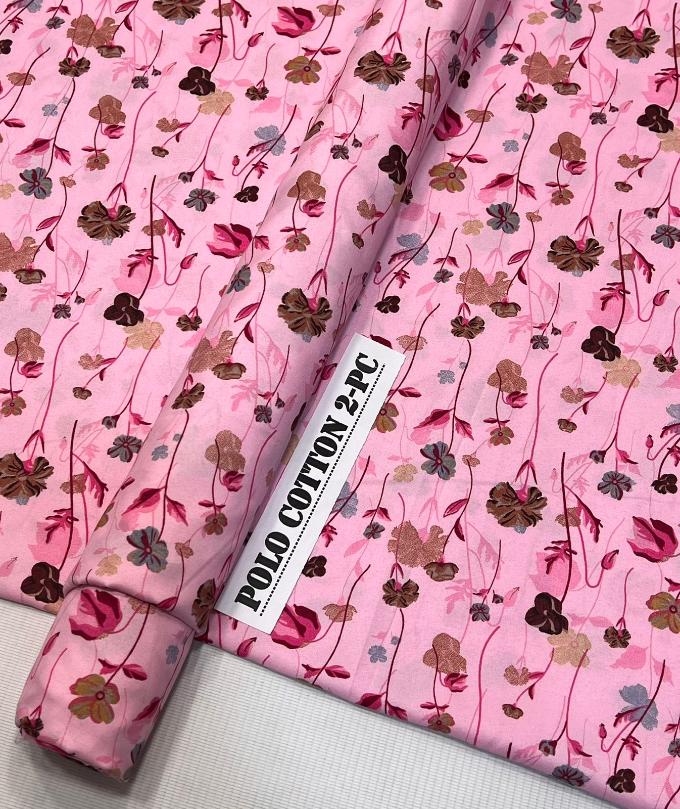 2pc Micro Polo Cotton Unstitched suit