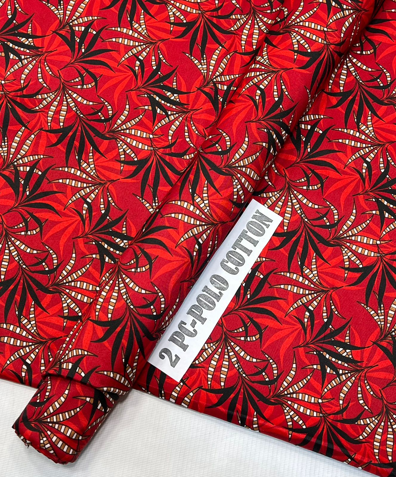 2pc Micro Polo Cotton Unstitched suit