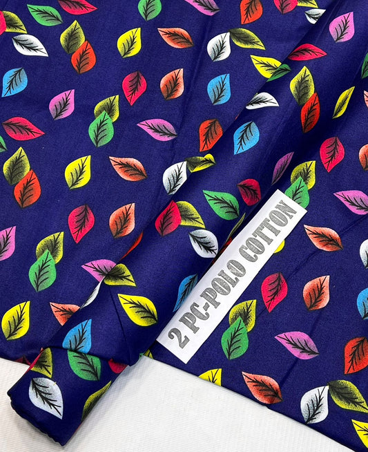 2pc Micro Polo Cotton Unstitched suit